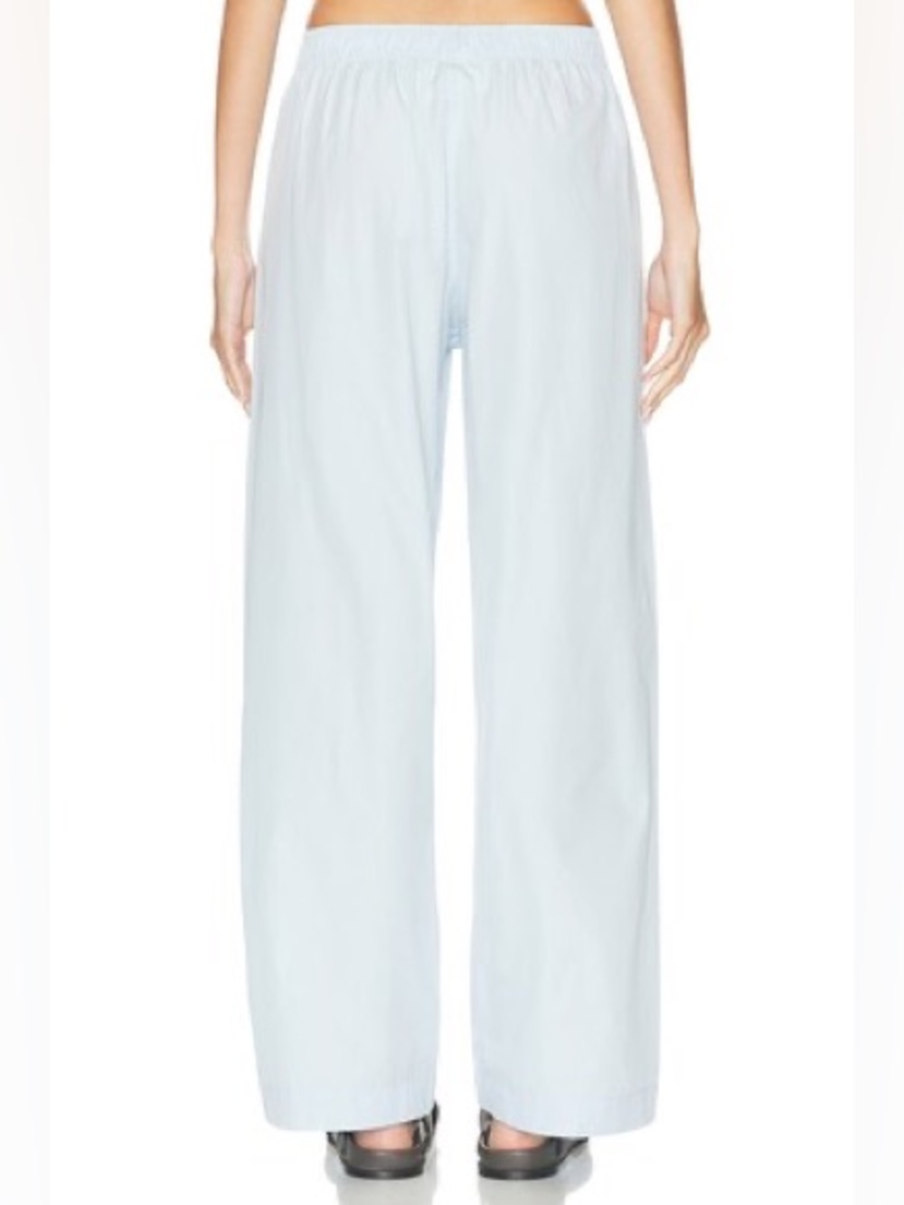 Comme Si La Boxer Alta Pant Poplin Cotton Light Blue Size Small Nwt — image 3 of 8
